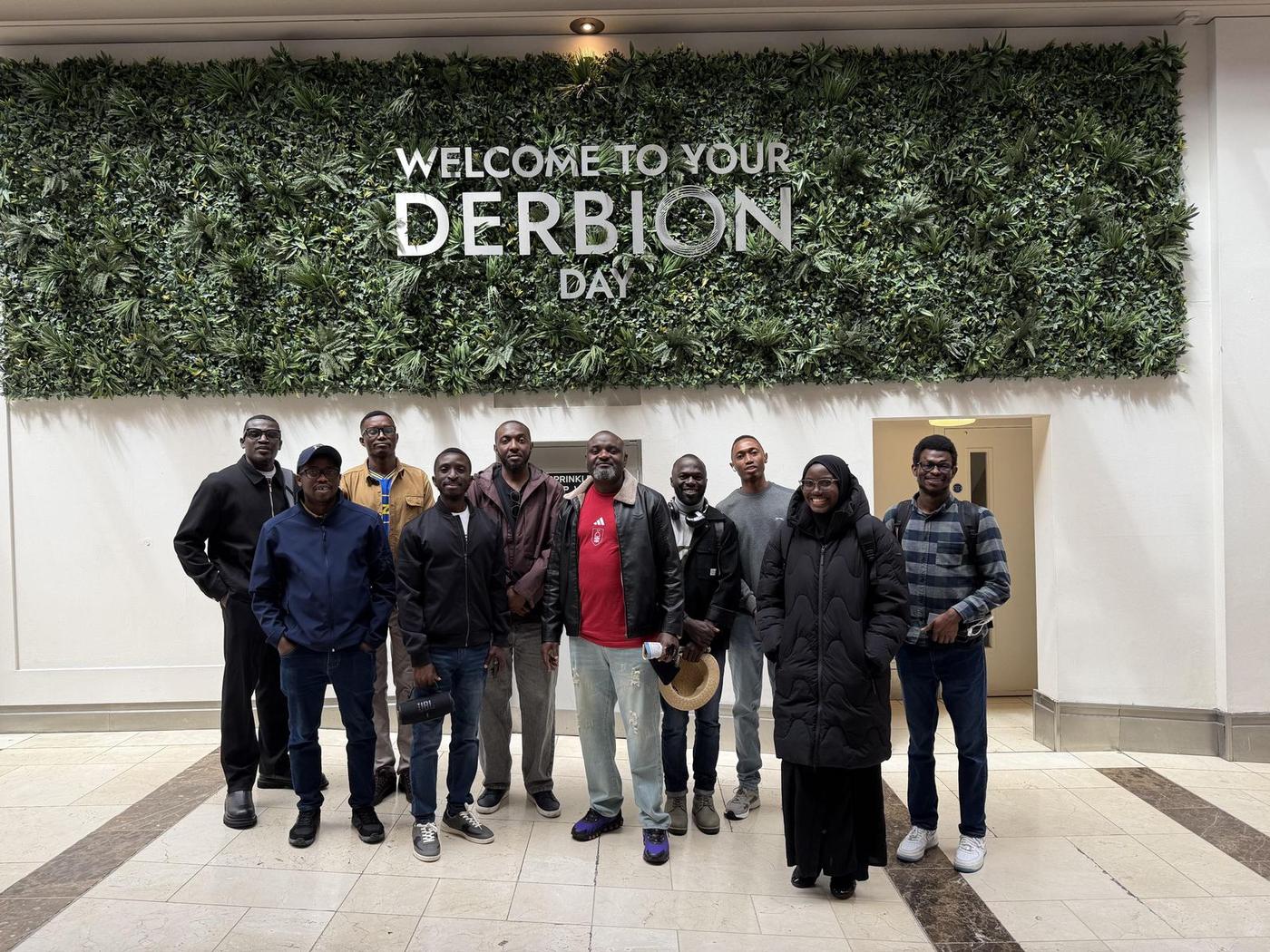 Group photo at the Derbion centre in Derby